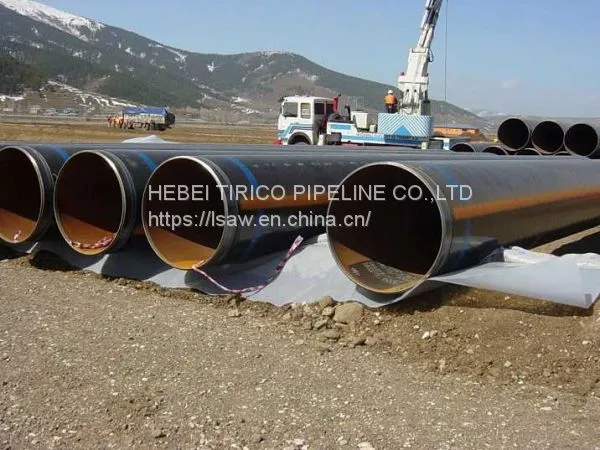 Polyurethane Coating According to AWWA C222 CARBON STEEL PIPE photo-2