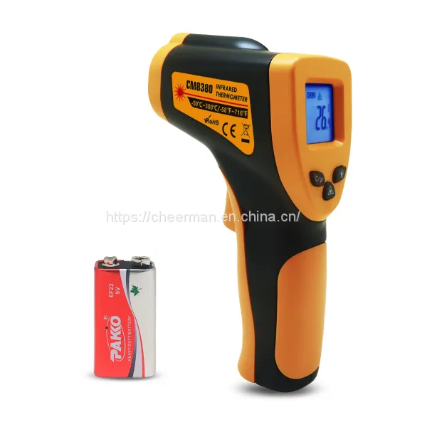 CM8380 Digital 380 Degree Industrial Infrared Thermometer Handy Temperature Tester
