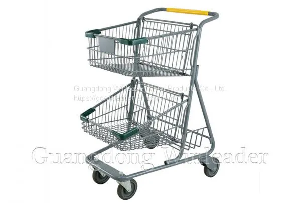 YLD-MT073-1F American Style Shopping Cart Supermarket Shopping Cart Factory Grocery Cart Factory
