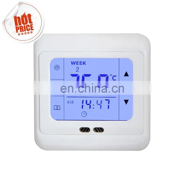 Hvac System Touch Screen Smart Digital Room Heating Cable TemperatureThermostat photo-2