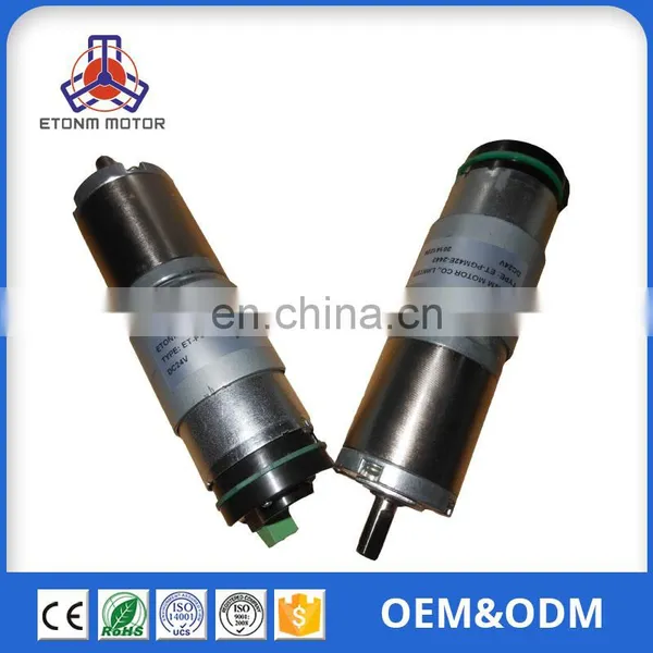 Speed Adjustable 45mm Diameter 12v 100kg Load dc Motor photo-3