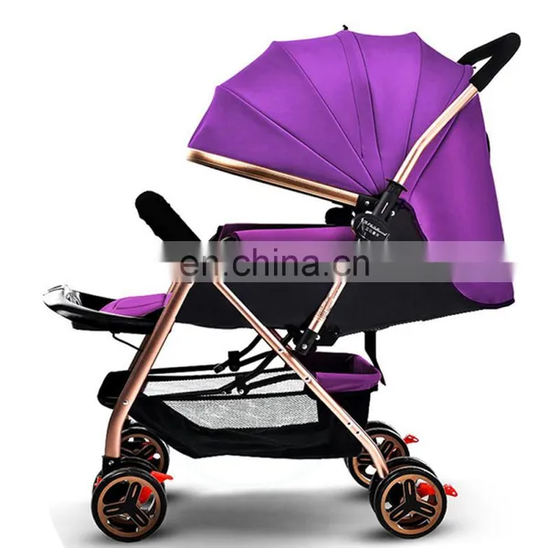 China High Quality Two-Way Lightweight Foldable Multifunctional Baby Stroller photo-2