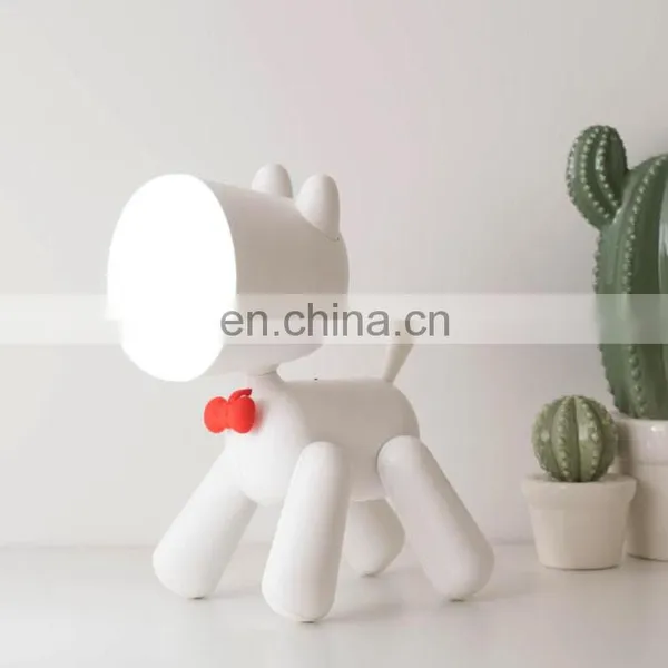 Gift USB Rechargeable Moveable Body Switch Control Cute Image 2 Modes Brightness Children Puppy Night Light photo-2