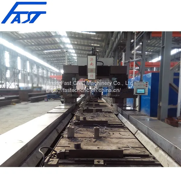 Customized CNC Gantry Moving Type Box Beam H Beam Drilling Machine For Steel Structure Model HBD1210 photo-5