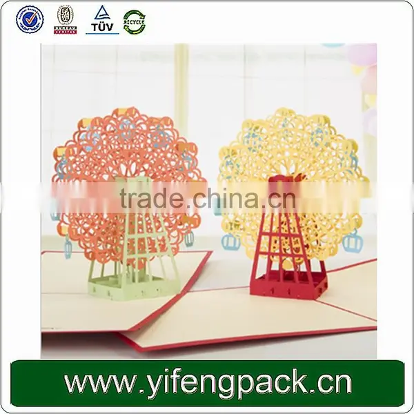 Wholesale Birthday Cake 3d Pop up Greeting Card/pop up Card photo-3