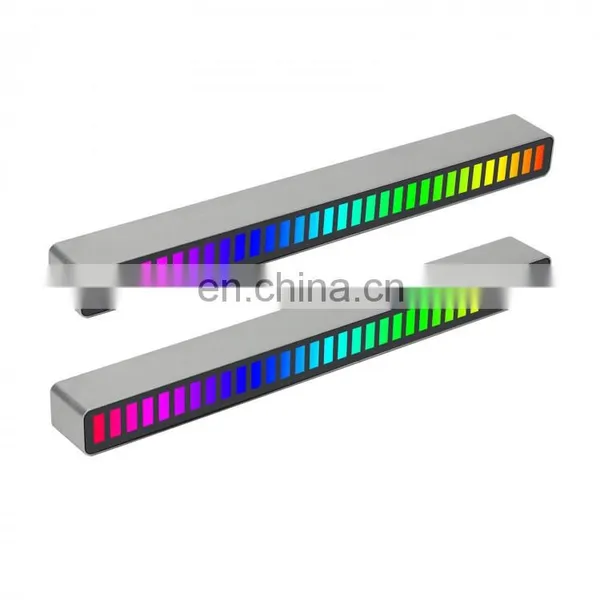 DPBGC18 LED Music Spectrum Display RGB Pickup Rhythm Light Voice-Activated Music Rhythm Light photo-2