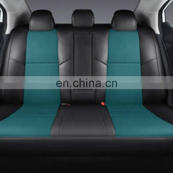 Auto Interior Decorative Mixed Color Black Green Standard Intermediate True Genuine Leather Luxury Covers Kit for Seats Car photo-2