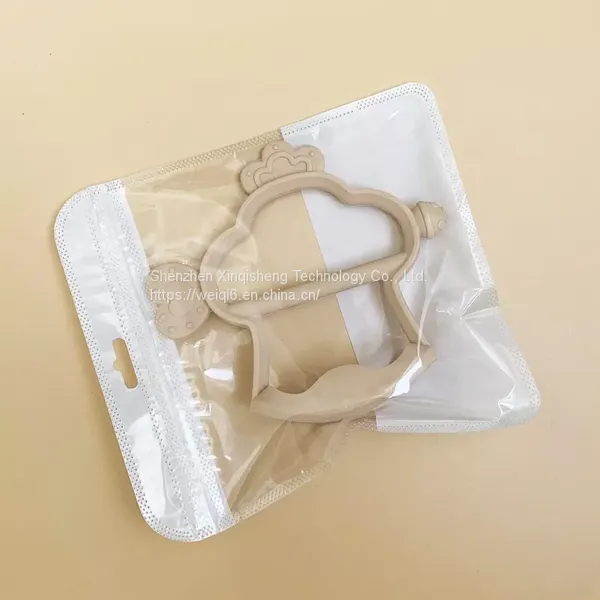 Silicone Baby Teether for Infant Safely Soft Silicone Molar Rod Toys Babies 0-12 Months Eco-Friendly Baby Teether Chew Toys photo-5