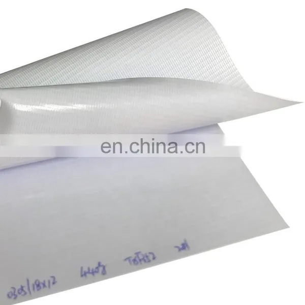 Pvc Banner Flex Manufacturer,frontlit Flex Banner for Digital Printing,400g 500d*500d 9*9 Pvc White Banner photo-4