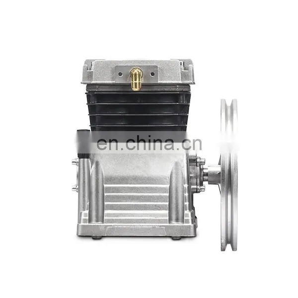 Bison China Wholesale 8Bar 1000Rpm 3.5Hp 2.6Kw Italy Air Compressor Head With Pulley photo-4