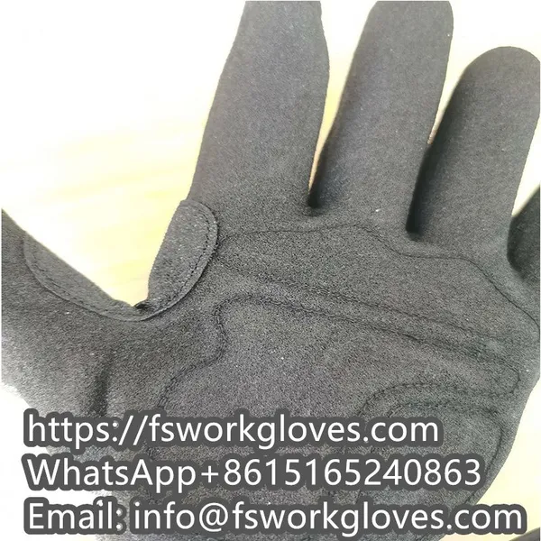 Cut and Impact Resistant UHMWPE(HPPE) Liner Nitrile Sandy Coated TPR Anti Impact Gloves Anti Vibration Gloves photo-5