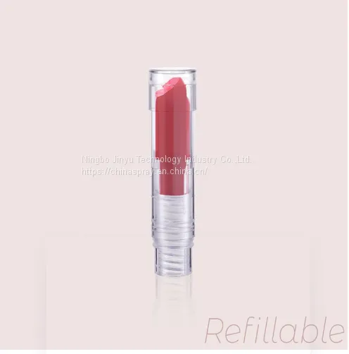 GL302 Empty Cosmetic Container Refillable Chapstick Tube Lipstick Tubes Printed Lip Balm Stick photo-3