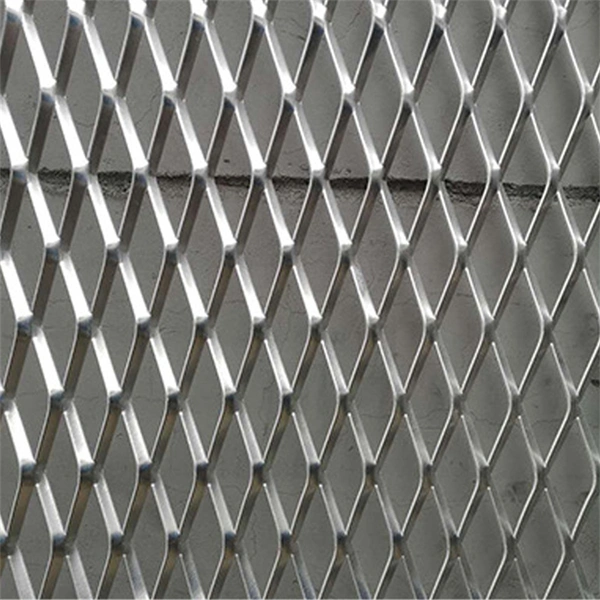 2.0 mm Thick Ceiling Decorative Aluminum Plate Mesh, Rhombus Aluminum Plate Ceiling Mesh, Construction Metal Plate Mesh photo-2