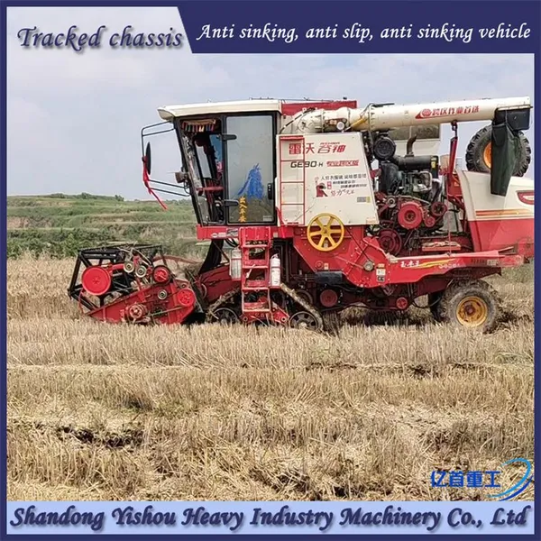Customized Anti Sinking Track Chassis for Wheat Combine Harvesters photo-4
