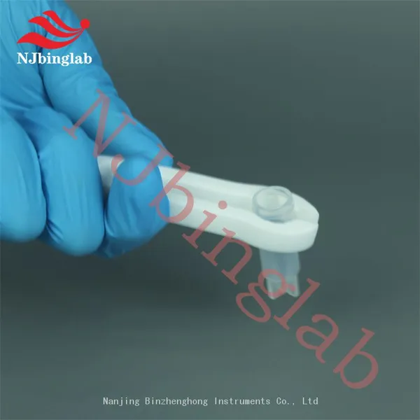 NJbinglab Customized PTFE Tweezers, Non-contaminating and Inert to Virtually All Chemical Reagents photo-2