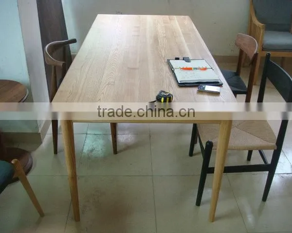 Sample Design Ash Wood Rectangle Long Dining/restaurant Table photo-3