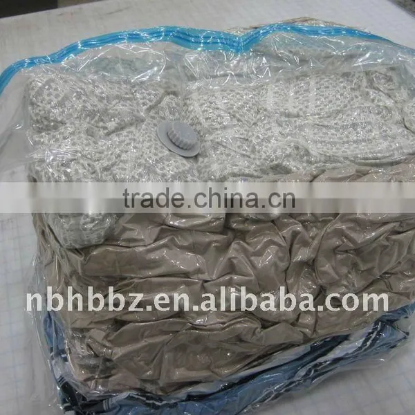 Plastic Cube Shape Vacuum Bag for Storage Bedding and Pillows