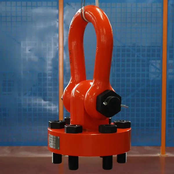 Heavy Duty Flange Swivel Shackle Hoist Rings Rigging and Lifting Equipment 85t-250t photo-4