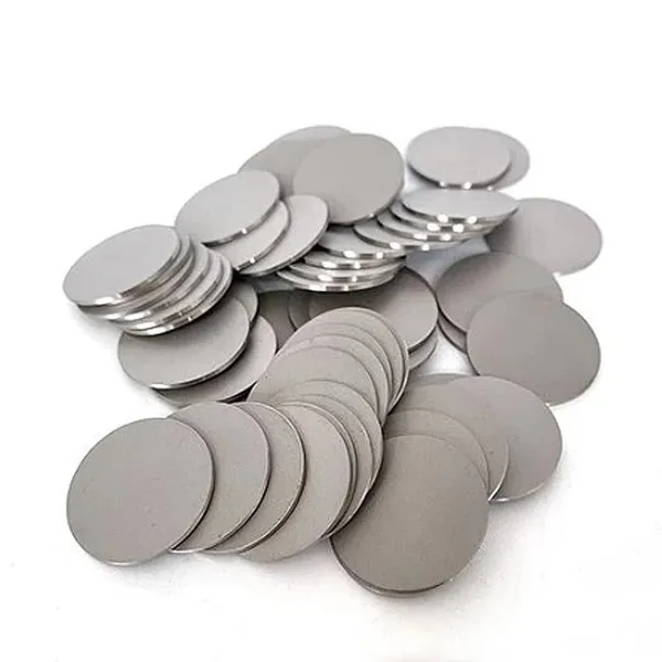 Stainless Steel Powder Particles Sintered Round Plate,10pc, Microporous Stainless Steel Filter Disc photo-2