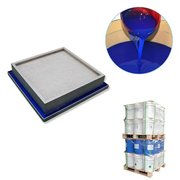 Silicone Rubber for Air Filter Potting ULPA Filters Waterproof Potting Compound Silicone Glue Sealing photo-3
