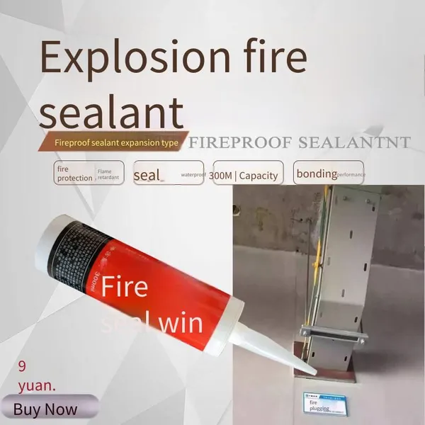 High-elastic Fireproof Sealant for Fire Doors. Manufacturer of Zhentai Fireproof Sealant