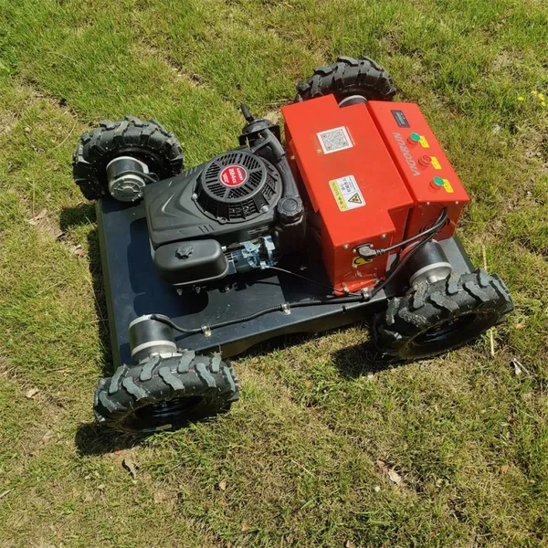 Petrol Cordless 4-Stroke Industrial Grade Self Propelled 20-Inch Cutting Blade Multifunctional RC Grass Cutting Machine photo-3