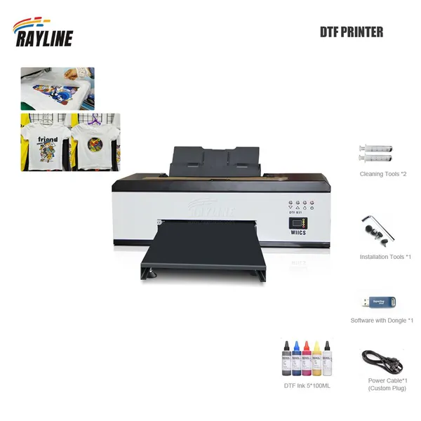 DTF Printer Direct to Film Printing Machine, Desktop DTF Transfer Printer for T Shirt Cotton Polyester Garment Printing photo-4