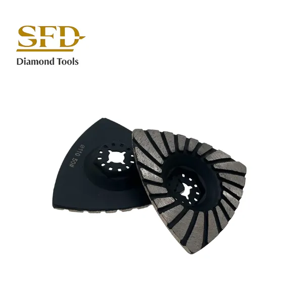 Triangular Diamond Corner Grinding Pad