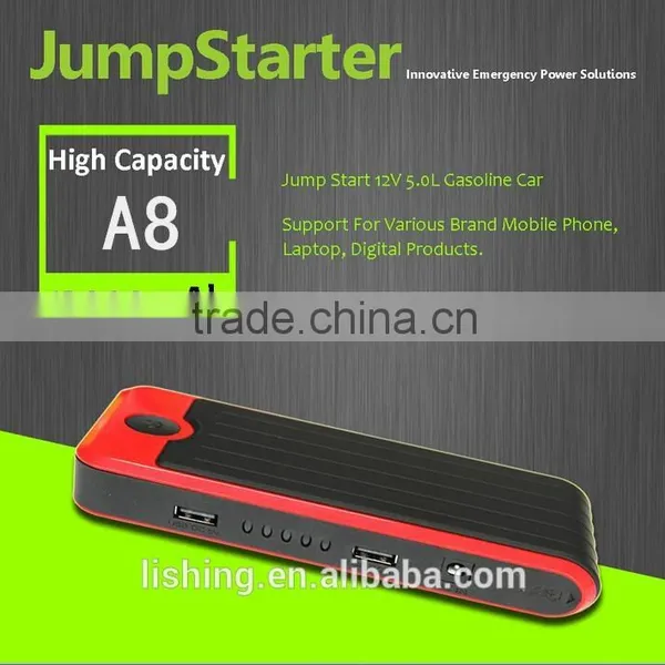 AGA A3 Plus Multi-function Jump Starter 12V Car Jump Starter Power Bank 12000mah Power Supply Mini Auto Booster photo-3