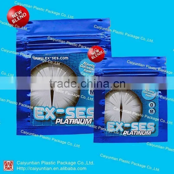 Aluminum Blue Sky Retro Bag Potpourri Zipper Bag 4.5 g Mini Bag Bob Barley