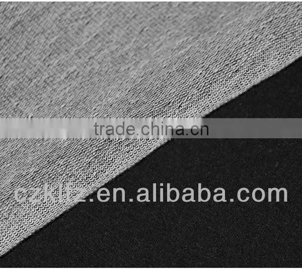 Black Cotton Spandex Knitting Denim photo-4