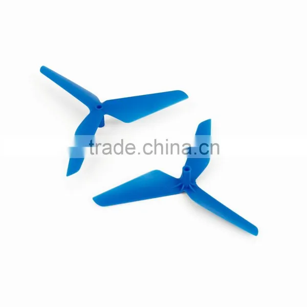 Blue Plastic 2 Pcs Durable 3-Blade Propellers Props CCW CW for Syma X5C photo-2
