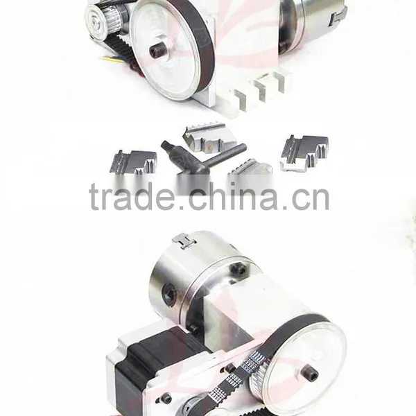 4 Jaw 100mm Chuck CNC 4th Axis CNC Dividing Head 5M-3-100B photo-4