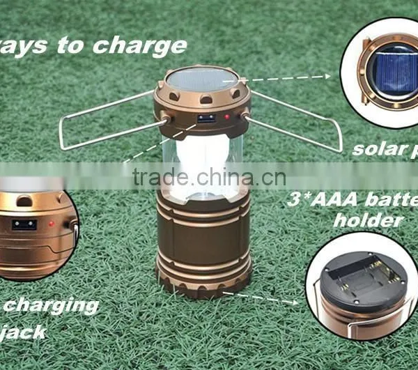 (120375) Solarbright Manufactured Emergency 6led Rechargeable Solar Led Lantern photo-4