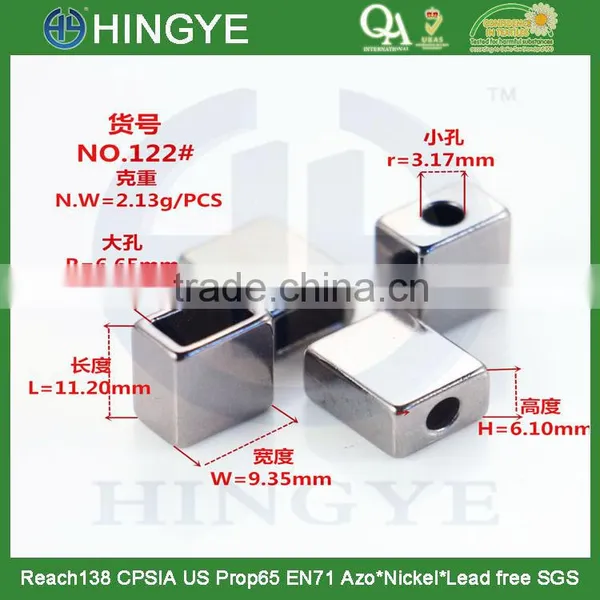 Cuboid Cord End Metal Cord End Garment Cord End photo-2