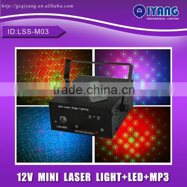 2013 Hottest Christmas 150mW Mini Stage Laser With Usb Mp3 Led