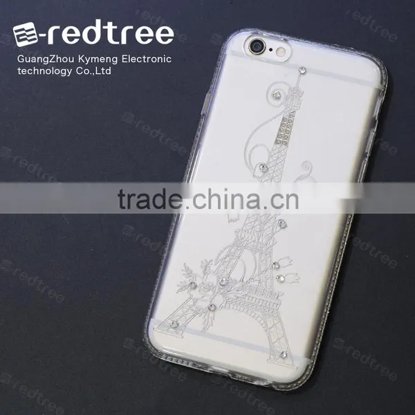 Diamond Clear Soft TPU Mobile Phone Case Cover for Iphone 5s 6s 6plus 7 photo-2