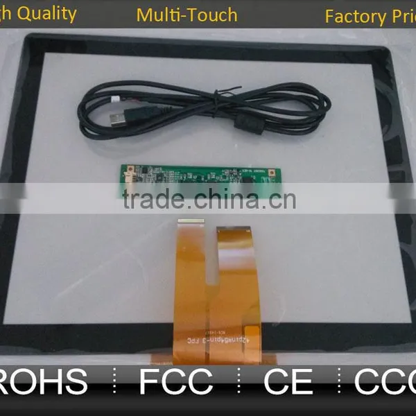 Cheaper 55 Inch USB Projected Capacitive Touch Screen Panel, Capacitive Touch Panel 10 Fingers Touch Quality Choice photo-2