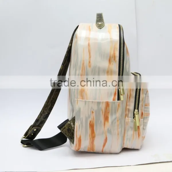 High Quality Wholesale Custom Backpack New Trend pu Leather Latest Fashion Cool Backpack photo-3