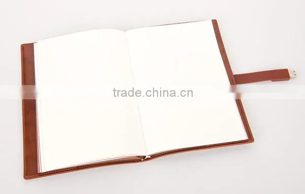 Factory Wholesale High Quality A5 PU Leather Notebook With 8GB Usb photo-5
