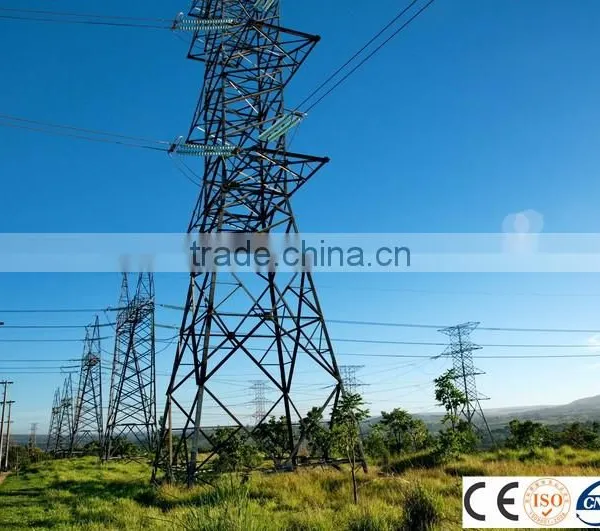 High Voltage 220kv 400kv 500kv 132kv Steel Power Transmission Line Tower photo-3