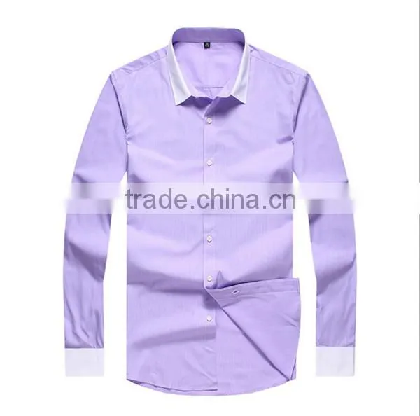 Wholesale Mens Dress Shirts Models 100% Polyester Shirts 2016 photo-2