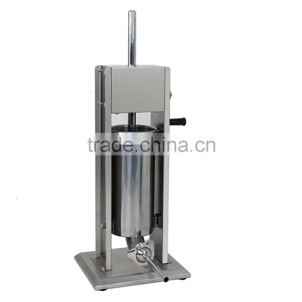 5L Vertical Commercial Sausage Stuffer 15LB Two Speed Stainless Steel Meat Press photo-5