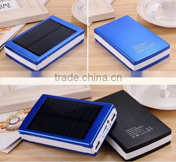 AWC710 10000mAh Universal Hi-tech Waterproof Solar Power Bank Portable Solar Panel Charger With Led Light Quality Choice photo-6