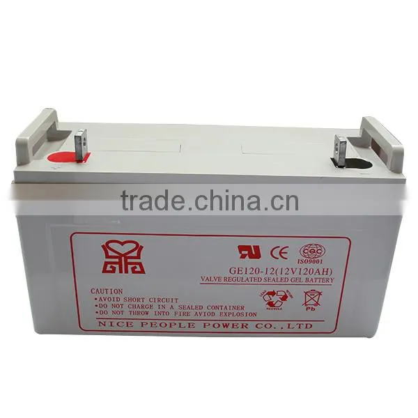 deep cycle gel battery 12v 120ah for ups eps solar system