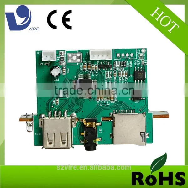 Usb sd Audio Player Circuit Board fm Mp3 Kit China Pcba Factory photo-3