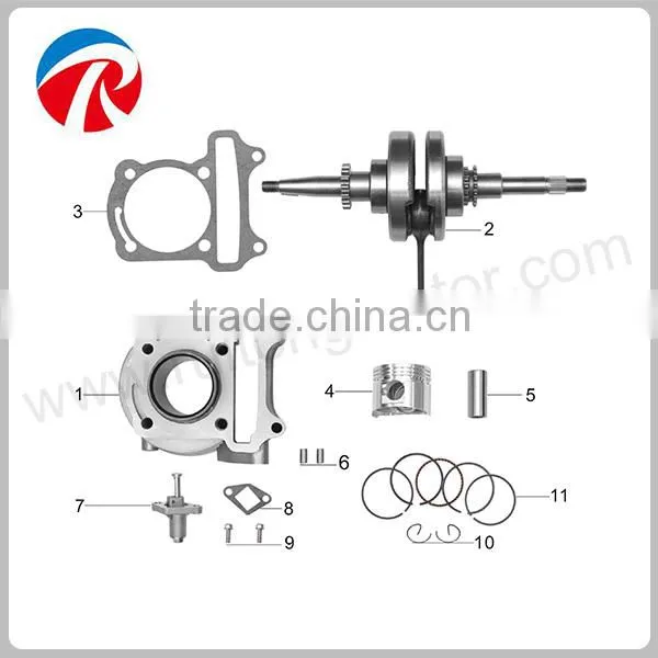 50cc Motorcycle Engine Pulley Crankshaft