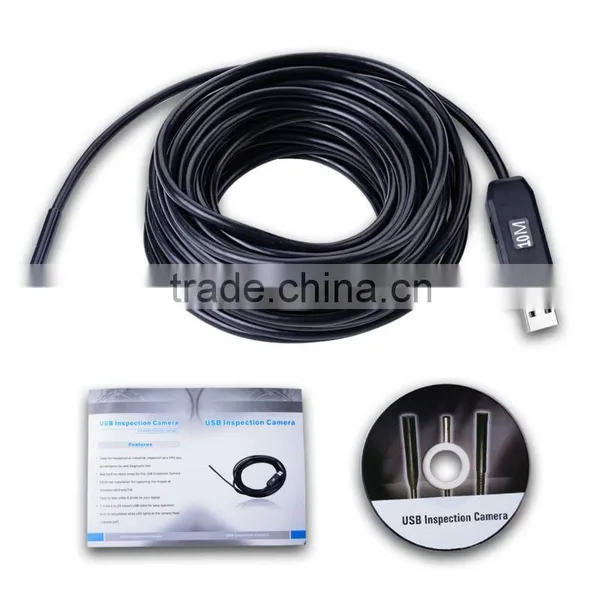 Mini USB Waterproof 5.5mm Inspection Camera With 10m Cable 6 LEDs Lights Endoscope photo-6