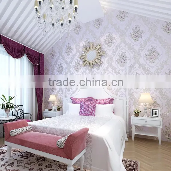 Home Design Rural Glitter Flower Beautiful Wallpaper for Home photo-3