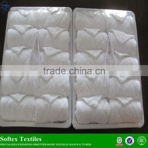 80% Polyester +20% Polyamide Cotton Disposable Towel for Airline Use photo-3